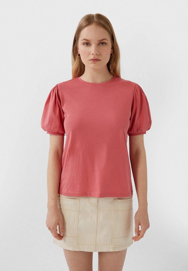 

Футболка Stradivarius, Розовый