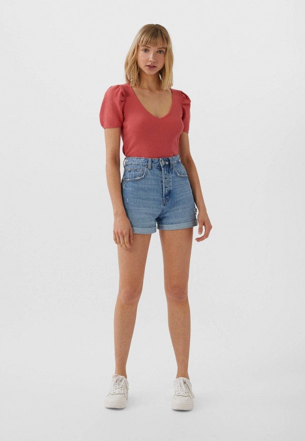 

Футболка Stradivarius, Розовый