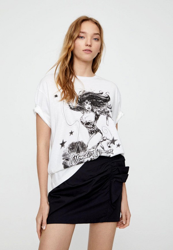 

Футболка Pull&Bear, Белый, WARNER