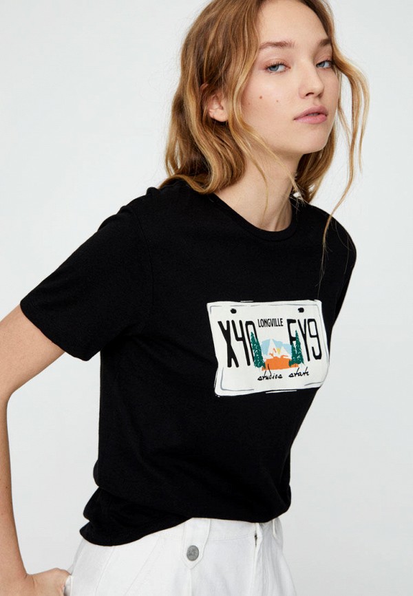 

Футболка Pull&Bear, Черный