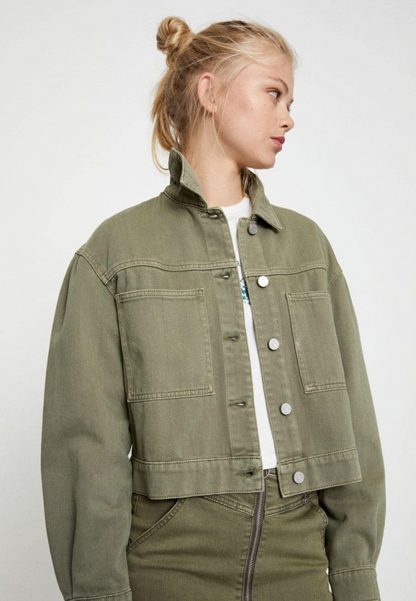 

Куртка джинсовая Pull&Bear, Хаки