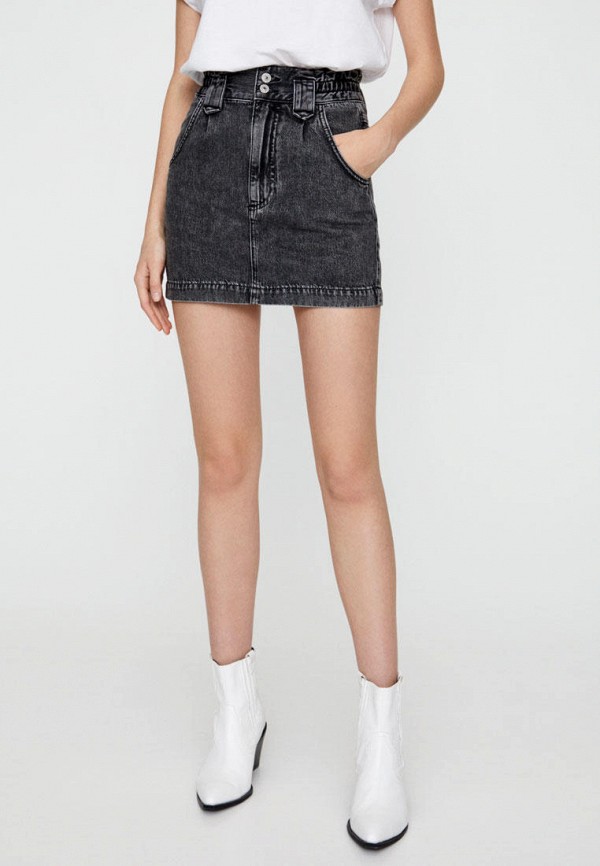 

Юбка джинсовая Pull&Bear, Серый