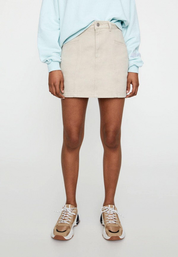 

Юбка Pull&Bear, Бежевый