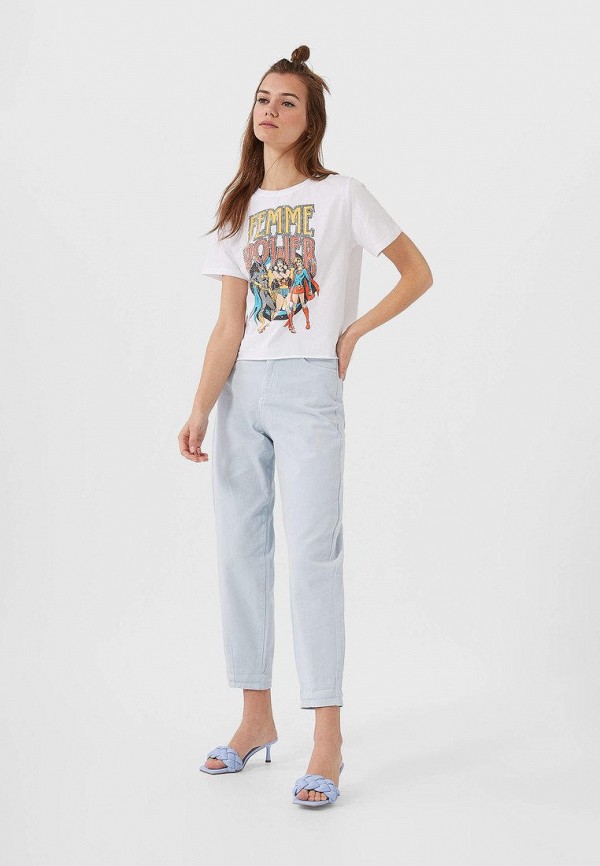 

Футболка Stradivarius, Белый
