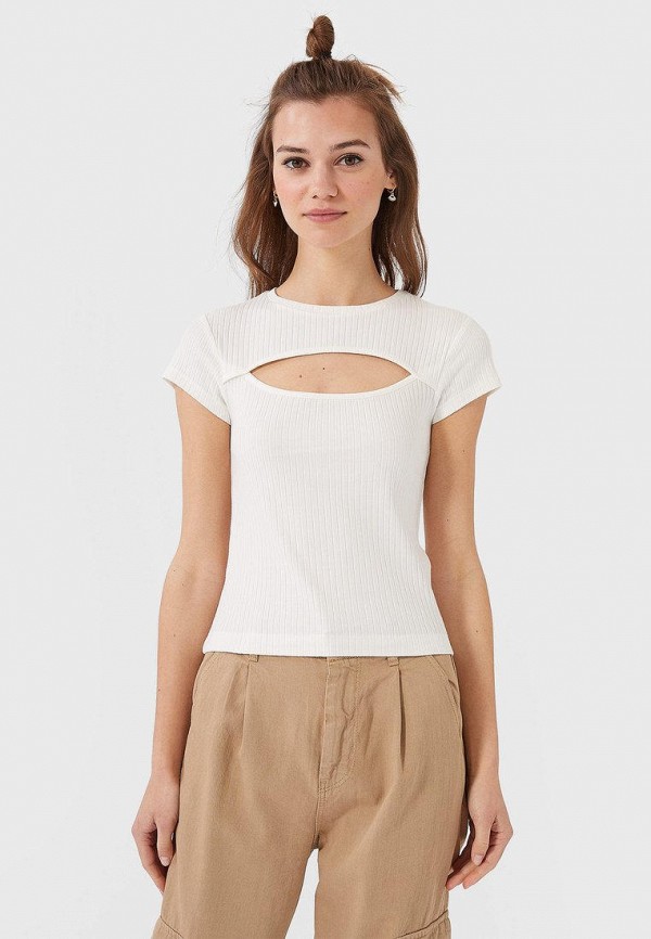 

Футболка Stradivarius, Белый