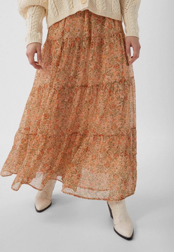 

Юбка Stradivarius, Оранжевый