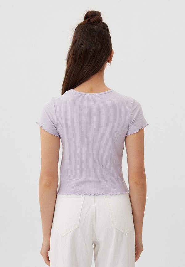 

Футболка Stradivarius, Фиолетовый