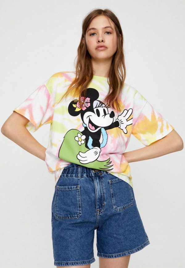 

Футболка Pull&Bear, Белый, DISNEY
