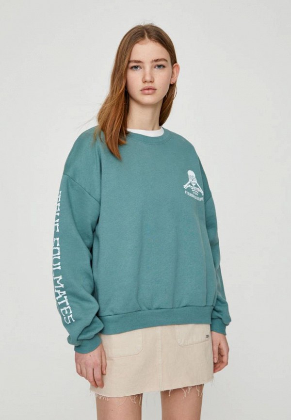 

Свитшот Pull&Bear, Зеленый
