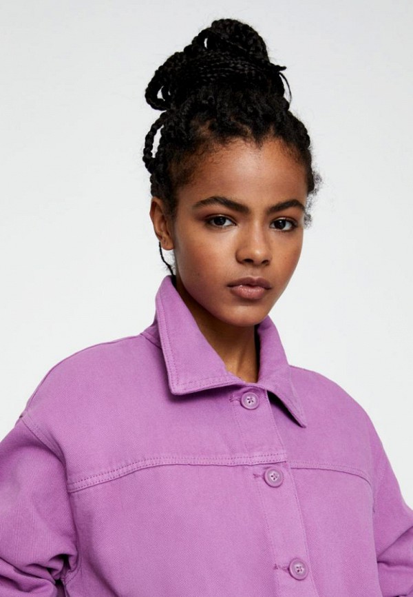 

Куртка джинсовая Pull&Bear, Розовый