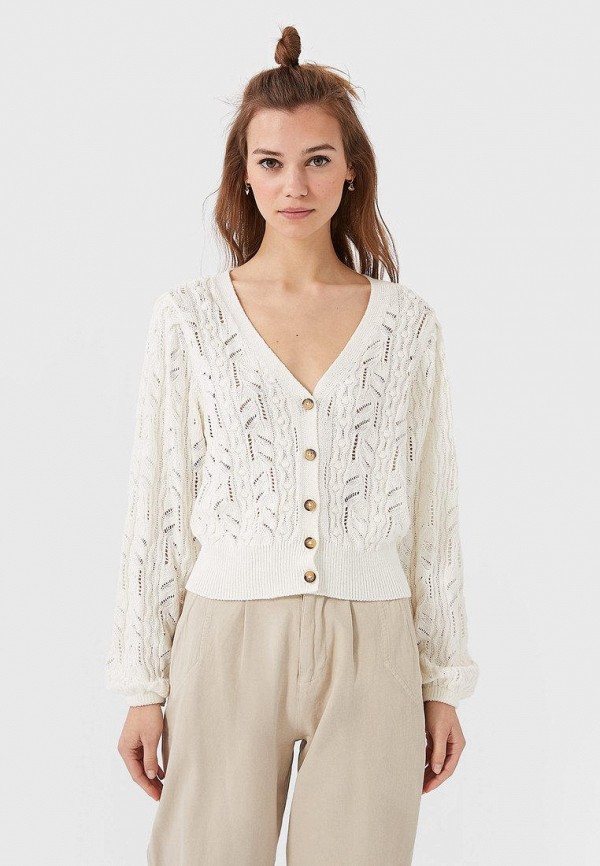 

Кардиган Stradivarius, Белый