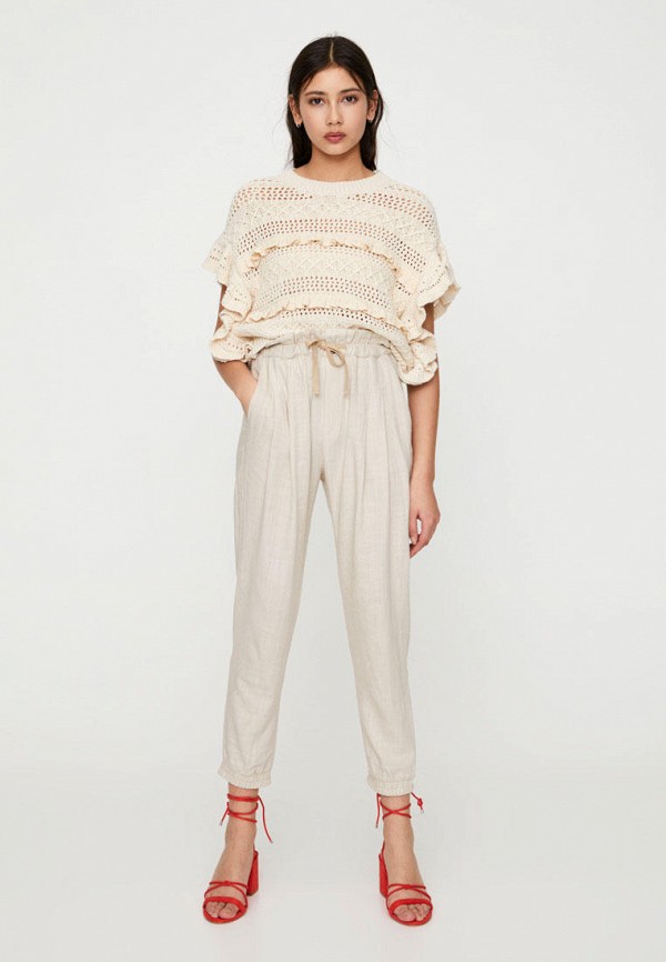 

Брюки Pull&Bear, Бежевый