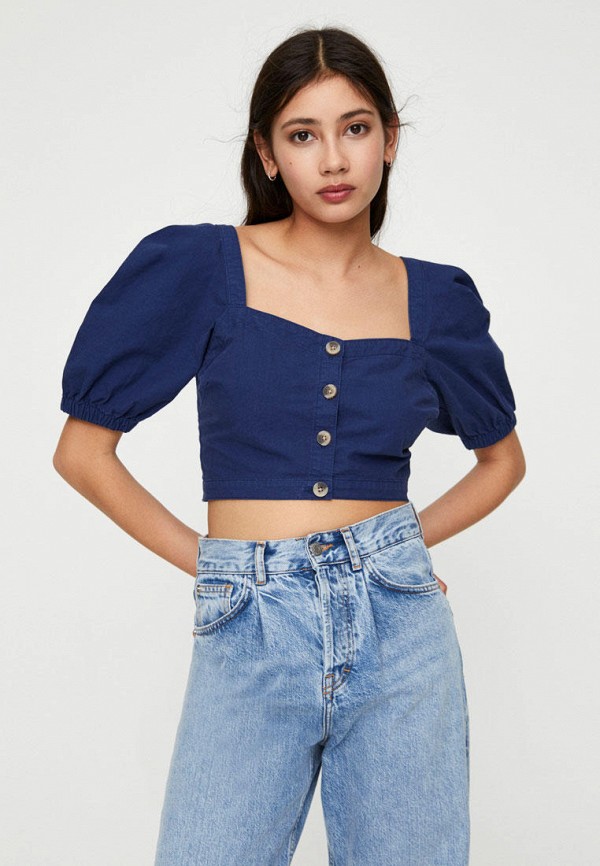 

Топ Pull&Bear, Синий