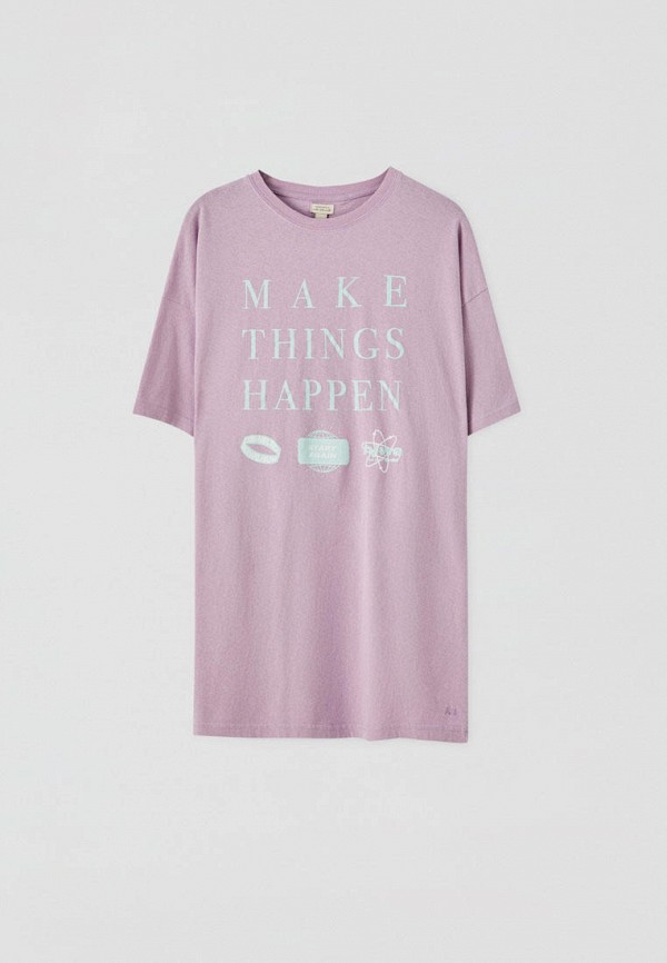 

Футболка Pull&Bear, Фиолетовый