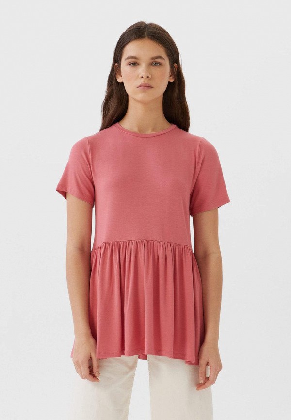 

Футболка Stradivarius, Розовый