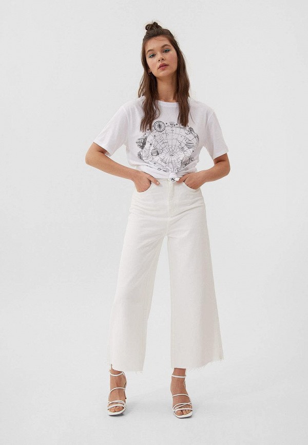 

Футболка Stradivarius, Белый