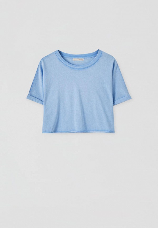 

Футболка Pull&Bear, Синий, Join Life