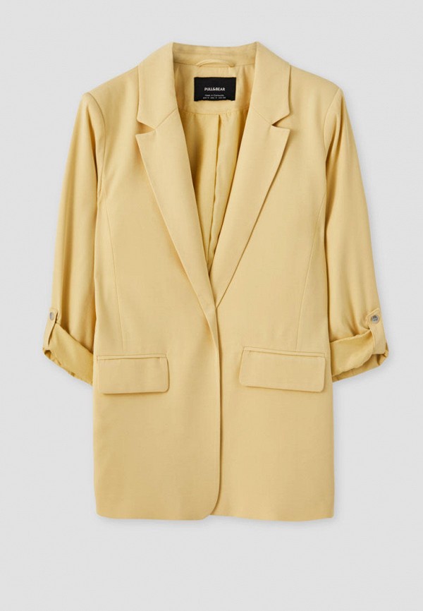 Пиджак Pull&Bear, Желтый