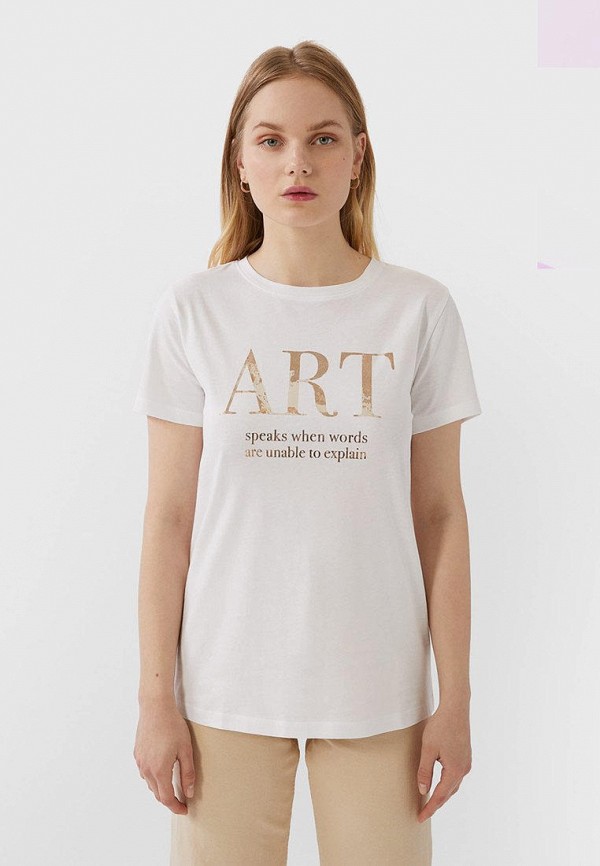 

Футболка Stradivarius, Белый