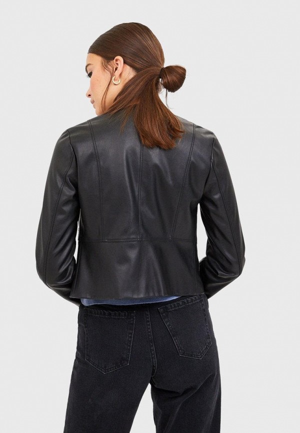 фото Куртка кожаная stradivarius