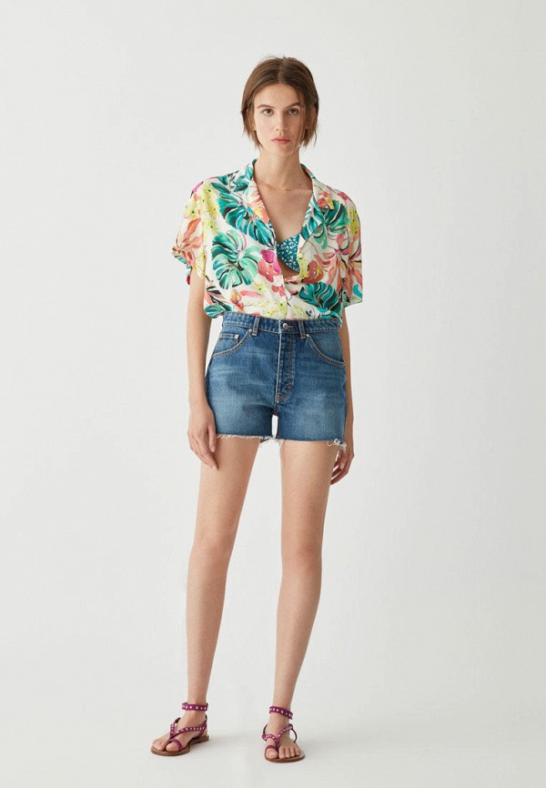 фото Шорты джинсовые pull&bear