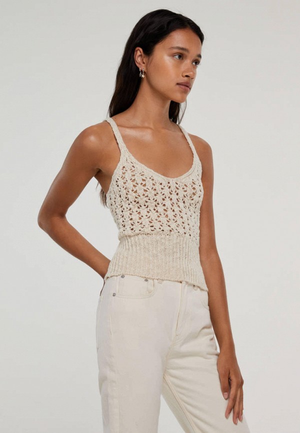 

Топ Pull&Bear, Бежевый