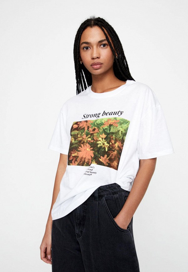 

Футболка Pull&Bear, Белый