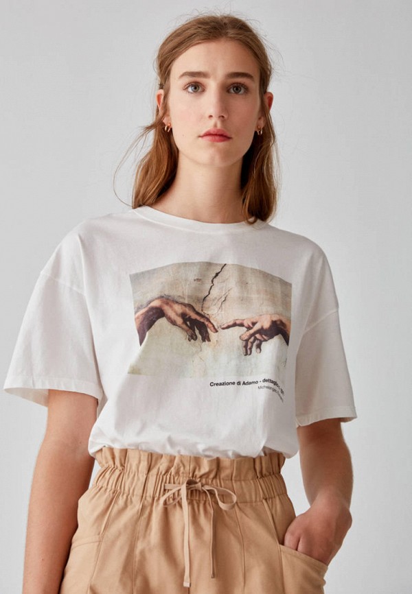 

Футболка Pull&Bear, Белый