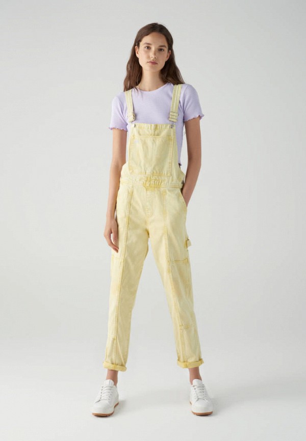 

Комбинезон джинсовый Pull&Bear, Желтый