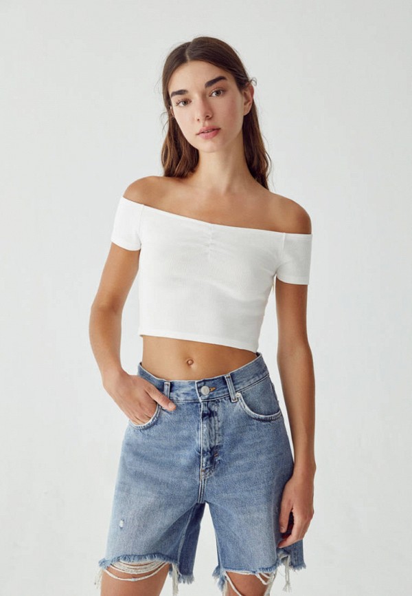 

Топ Pull&Bear, Белый