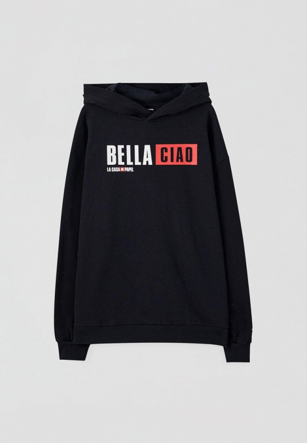 

Худи Pull&Bear, Черный, MONEY HEIST