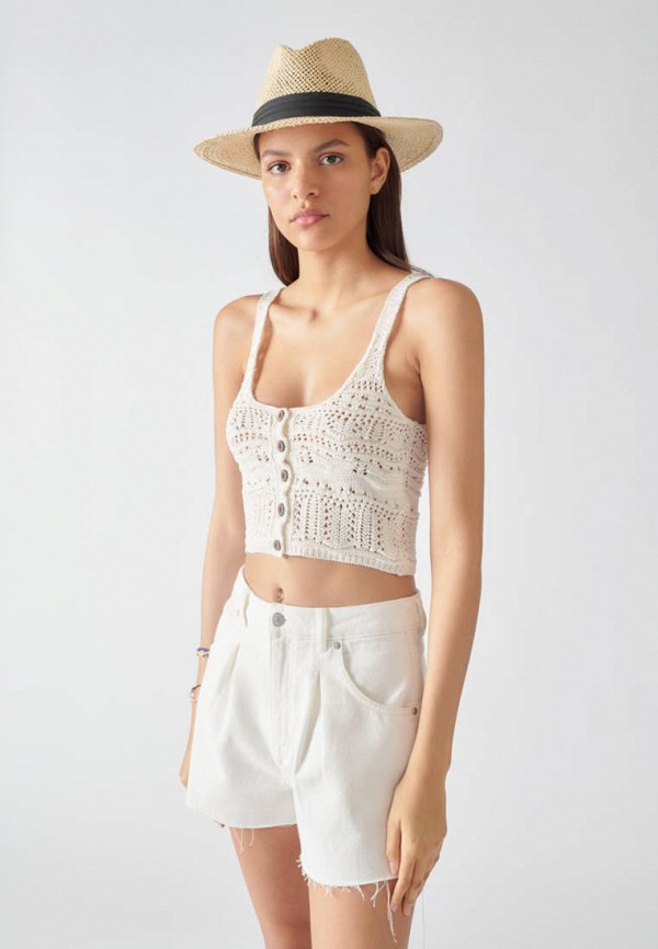 

Топ Pull&Bear, Бежевый