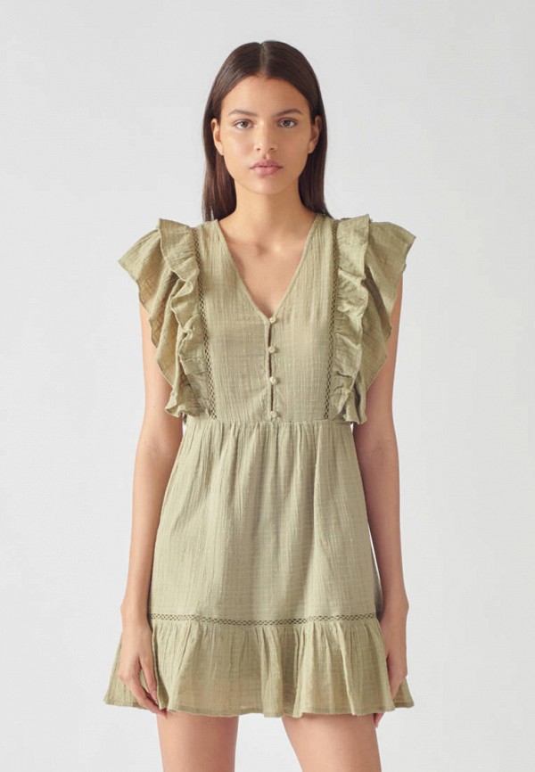 

Платье Pull&Bear, Хаки