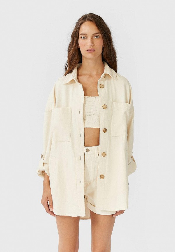 

Куртка Stradivarius, Бежевый