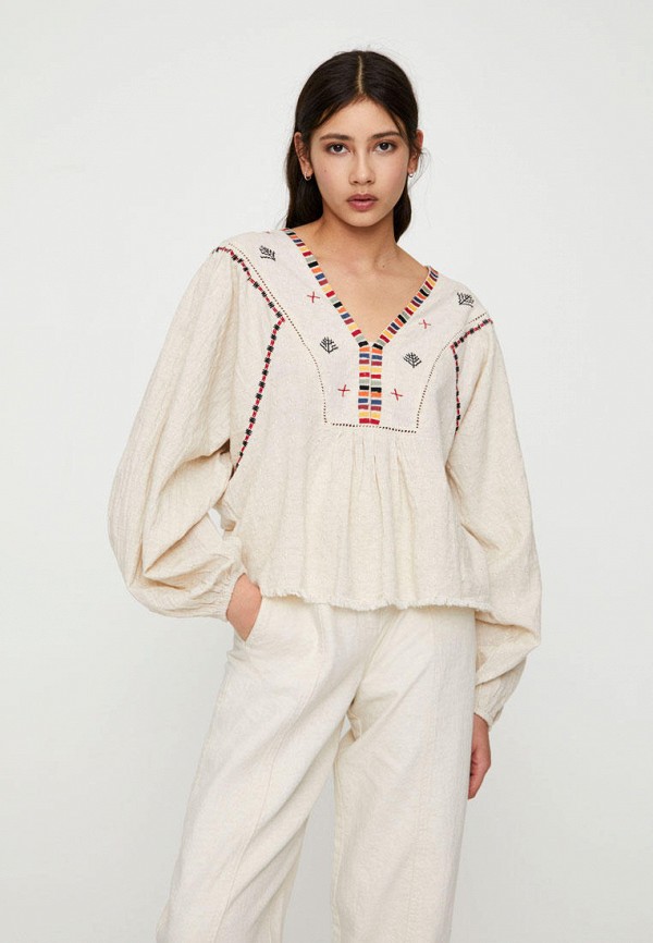

Блуза Pull&Bear, Бежевый