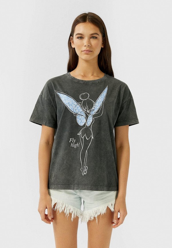 

Футболка Stradivarius, Серый