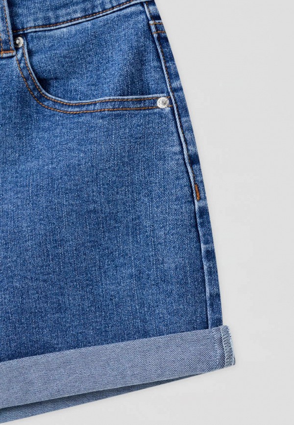 Шорты джинсовые Pull&Bear цвет синий  Фото 3