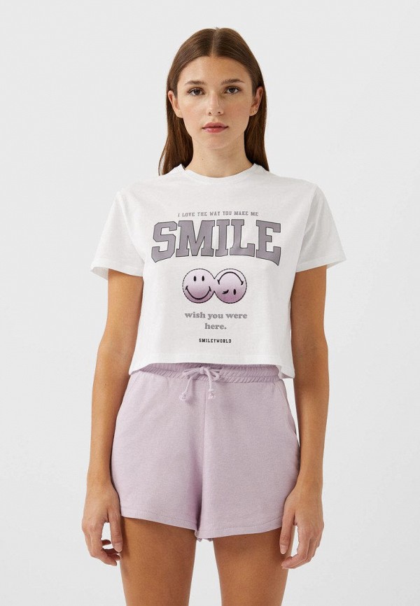 

Футболка Stradivarius, Белый