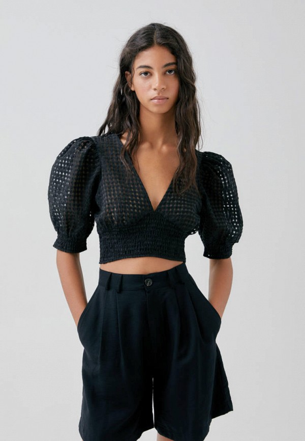

Топ Pull&Bear, Черный