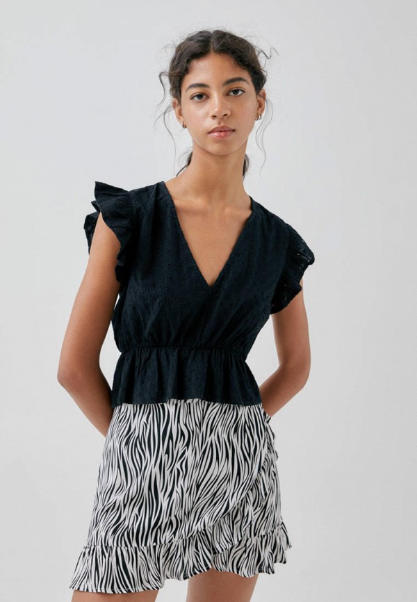 

Топ Pull&Bear, Черный
