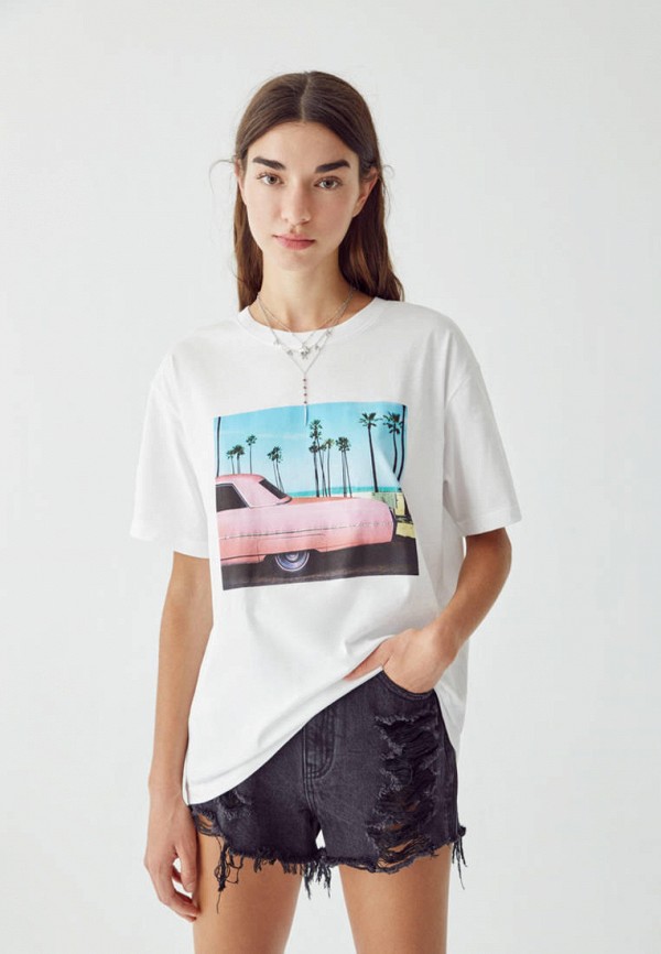 

Футболка Pull&Bear, Белый