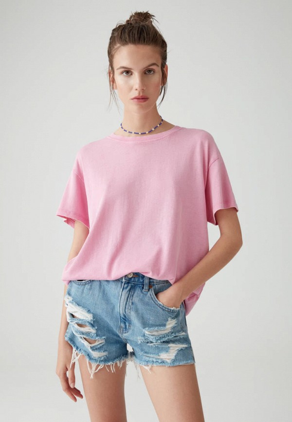 

Футболка Pull&Bear, Розовый