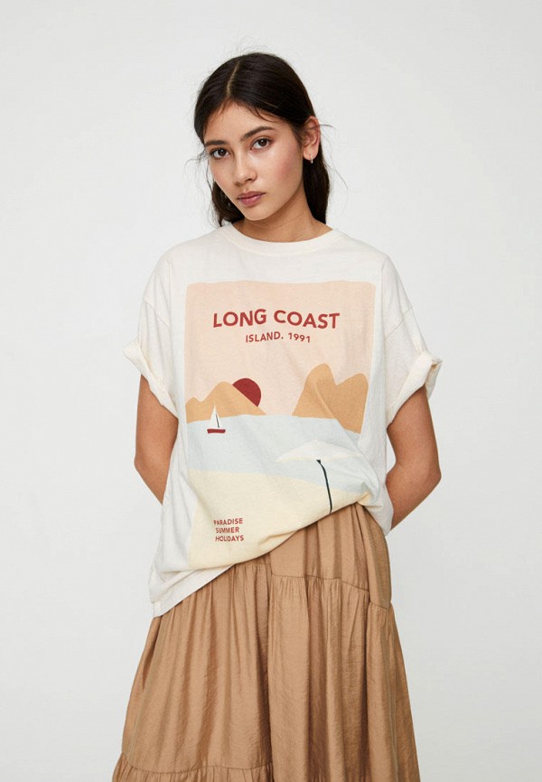 

Футболка Pull&Bear, Белый