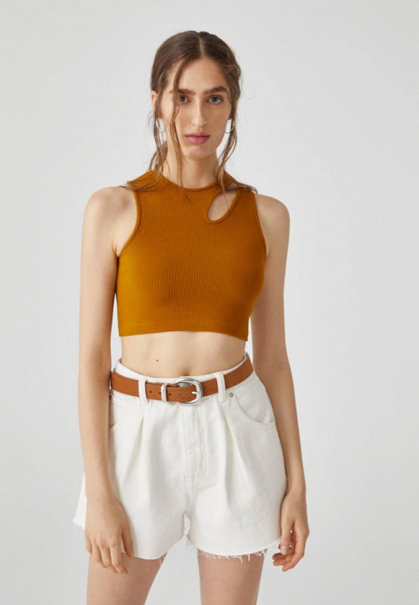 

Топ Pull&Bear, Коричневый