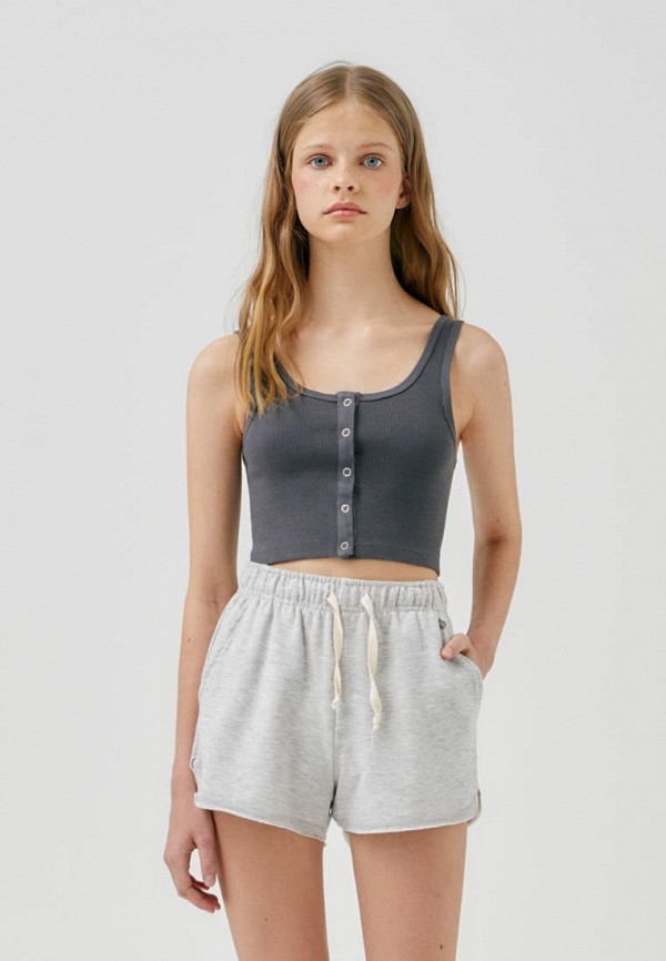 

Топ Pull&Bear, Серый, Join Life