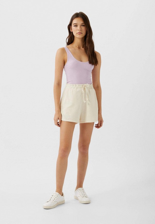 

Шорты спортивные Stradivarius, Бежевый