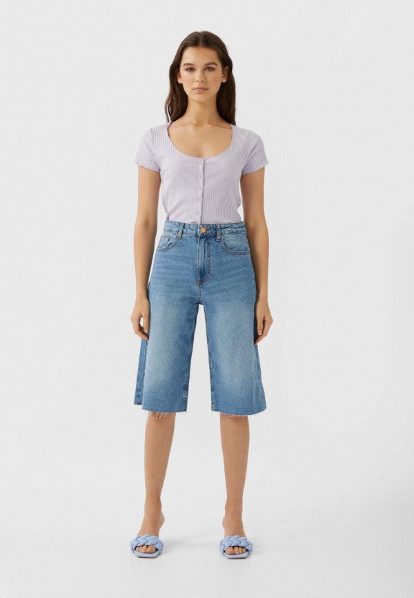 

Шорты джинсовые Stradivarius, Синий