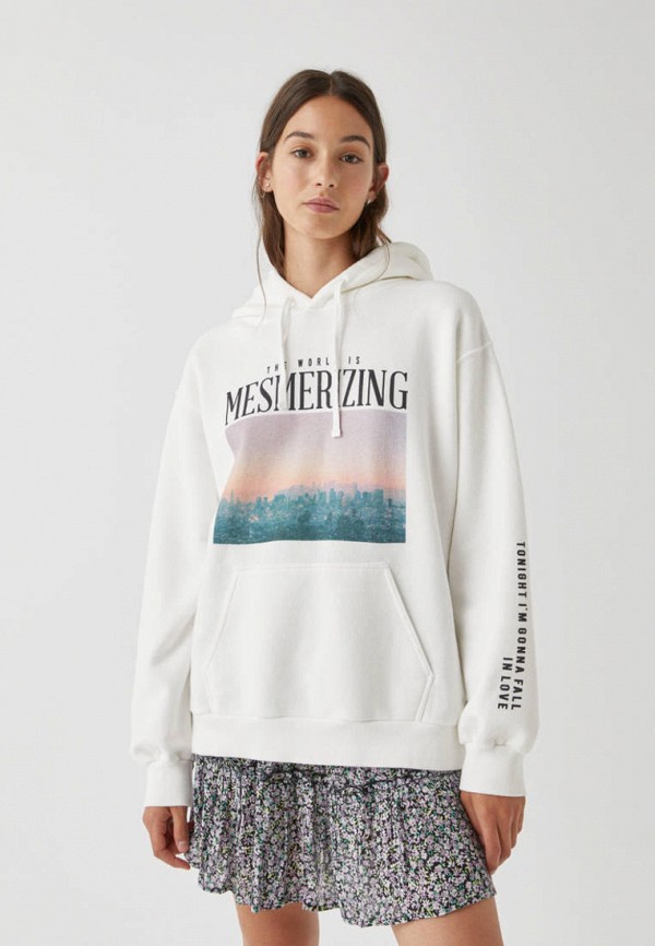 

Худи Pull&Bear, Белый