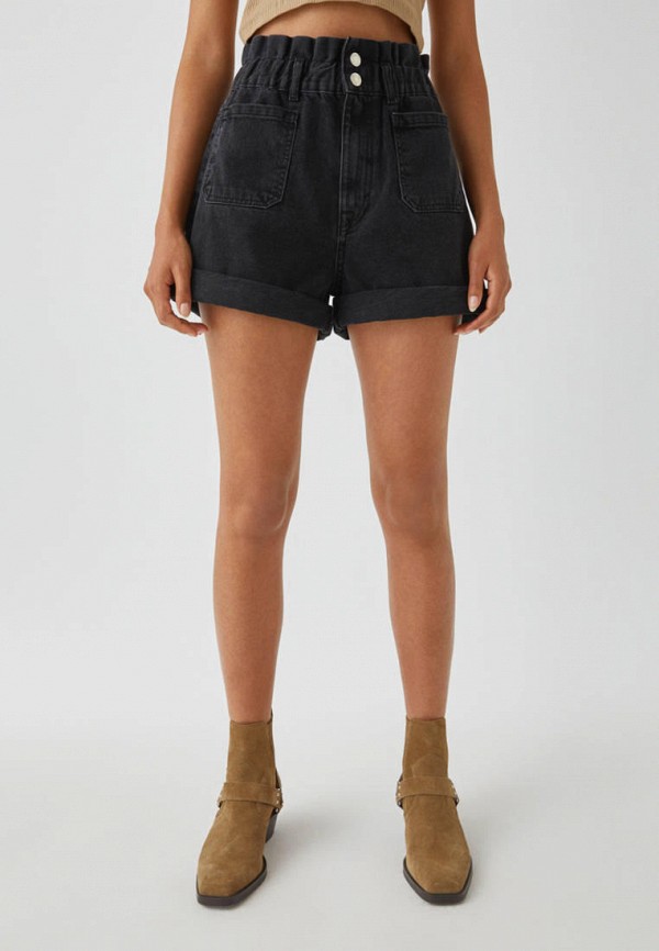 

Шорты джинсовые Pull&Bear, Черный