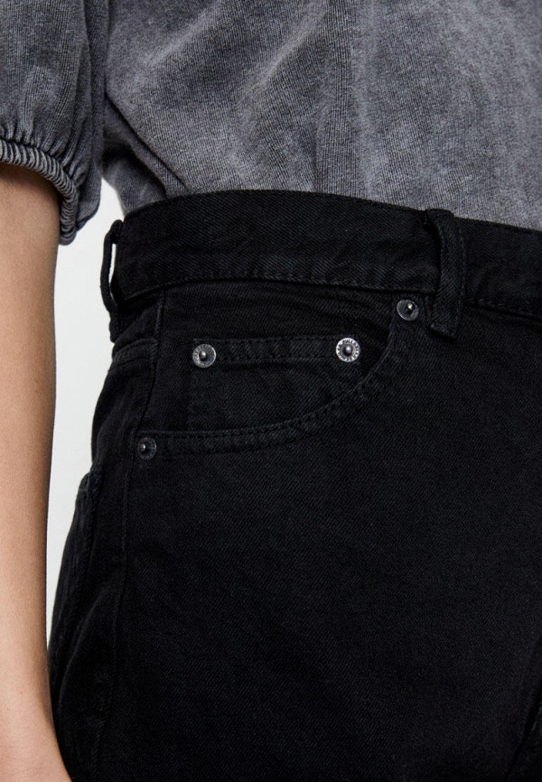 Шорты джинсовые Pull&Bear цвет черный  Фото 5